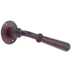 Béquille Simple Lautrec - Matériau : Fer - Décor : Rouillé Ciré - Rosace : Avec - DUBOIS - Vendu à L'unité