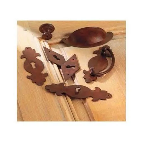 Entrée Fer Rouillé - Hauteur : 115 Mm - Sens : Porte - Décor : Rouillé Ciré - Largeur : 35 Mm - DUBOIS - Largeur : 35 Mm 2 Entrée Fer Rouillé - Hauteur : 115 Mm - Sens : Porte - Décor : Rouillé Ciré - Largeur : 35 Mm - DUBOIS - Largeur : 35 Mm – Image 2