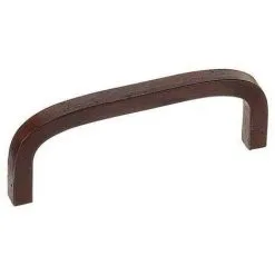 Poignée Fer Rouillé - Entraxe : 96 Mm - Hauteur : 41 Mm - Décor : Rouillé Ciré - DUBOIS - Vendu à L'unité