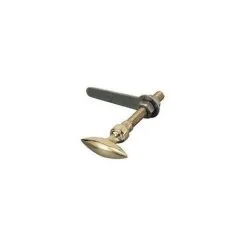 Bouton Olive Laiton à Clavette - Tige : 34 - Hauteur : 20 Mm - Section : 33 X 11 Mm - Décor : Poli - DUBOIS - Décor : Poli