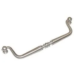 Poignée Laiton Nickel Mat - Entraxe : 190 Mm - Hauteur : 48 Mm - Décor : Nickel Mat - DUBOIS - Vendu à L'unité