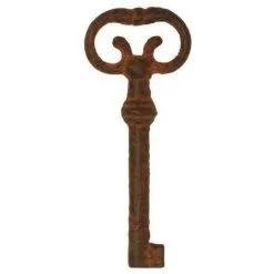 Clé Fer Rouillé - Tige : 40 - Ajustage : S45 - Décor : Rouillé Ciré - DUBOIS - Vendu à L'unité