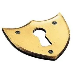 Entrée Coeur Laiton - Hauteur : 33 Mm - Largeur : 33 Mm - DUBOIS