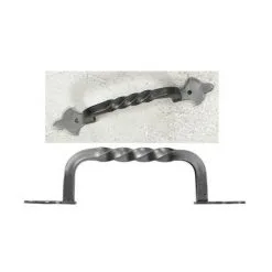 Poignée Torsadée à Embase Lys DUBOIS - Fer Noir - 491066