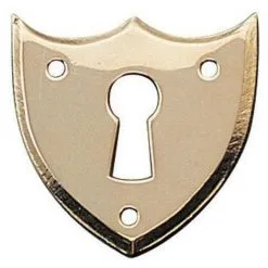 Entrée Coeur Laiton - Hauteur : 33 Mm - Largeur : 33 Mm - DUBOIS