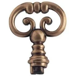 Fausse-clé Laiton - Décor : Patiné Bronze - DUBOIS