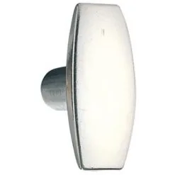 DUBOIS Bouton Double Aluminium Poli 1 Portée Carré De 7 X 90 Mm