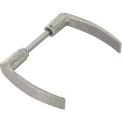 Béquille Double En Aluminium Dubois Industries - Serrure En Applique - 1 Portée - Carré 7 Mm