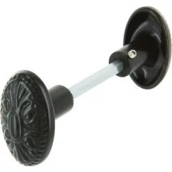 Bouton Double Aluminium Noir Dubois Industries