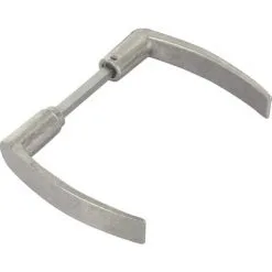 Béquille Double En Aluminium Dubois Industries - Serrure En Applique - 1 Portée - Carré 6 Mm