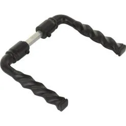 Béquille Double Aluminium Noir Pour Grille Et Portail Dubois Industries - Longueur 85 Mm