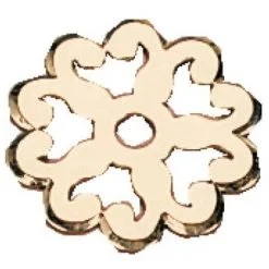 DUBOIS Rosaces Laiton Vieilli Ø 35 Mm Pour Poignée 2 Attaches Rustiques