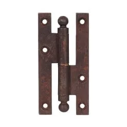 Paumelle 5174 Bis DUBOIS SAS - 110x55 Mm - Gauche - Fer Rouillé Ciré - 288154