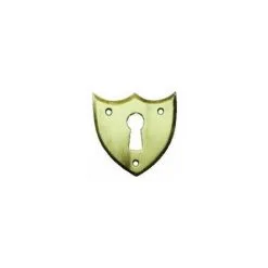 DUBOIS Entrée écusson 4084-27 Laiton Vieilli